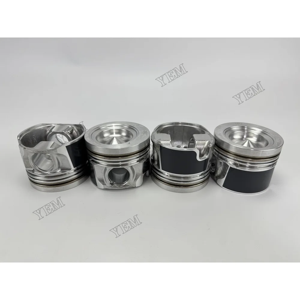 Piston and Pin Clip for Isuzu 4LE2 Heavy Equipment Engine Parts 2