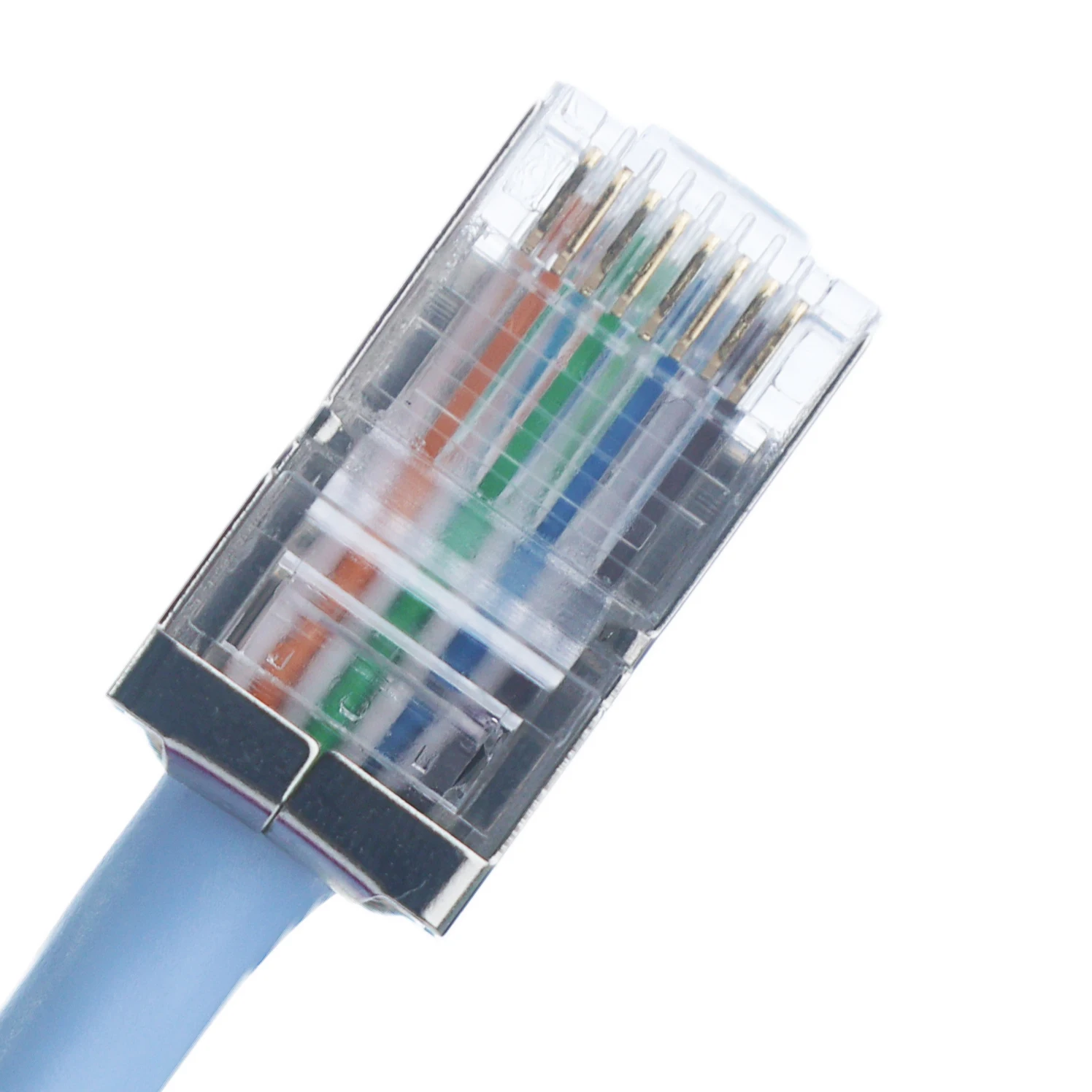 8p8c Fu" Cat5 Cat5e Cat6 Utp Ftp Ethernet Network Rj45 Pass Through ...