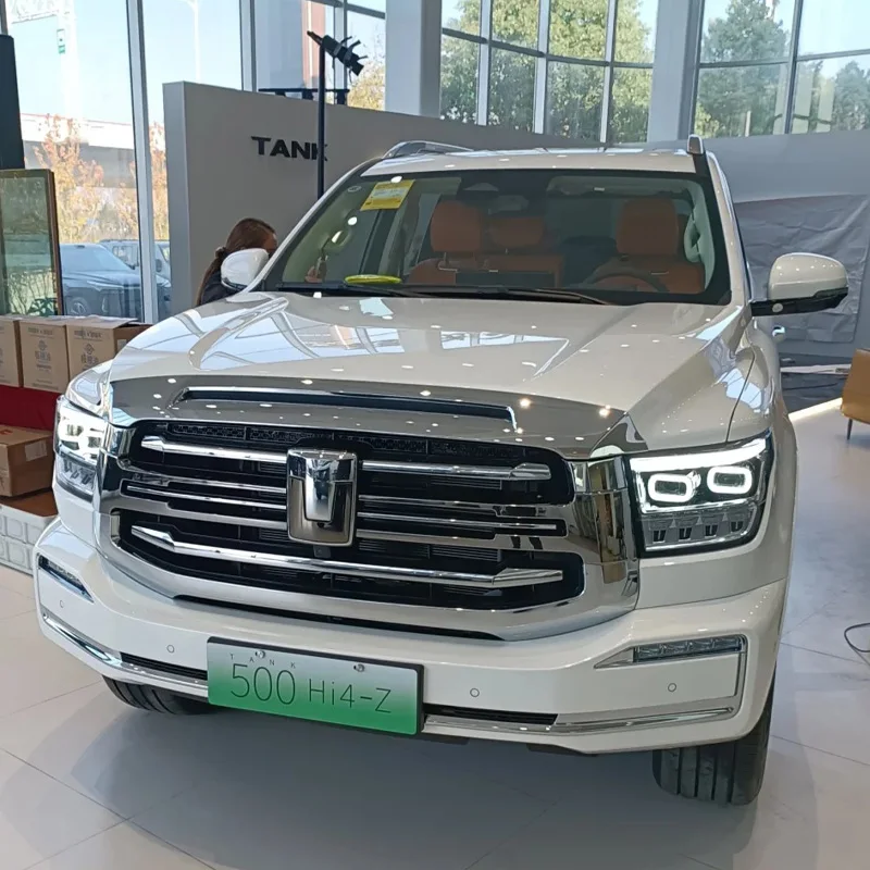 Gwm Tank 500 Hi4-Z 2025 Model Plug-In Hybrid Tank 500 Car Front Four-Wheel Drive Great Wall Tank 500 New Energy Car