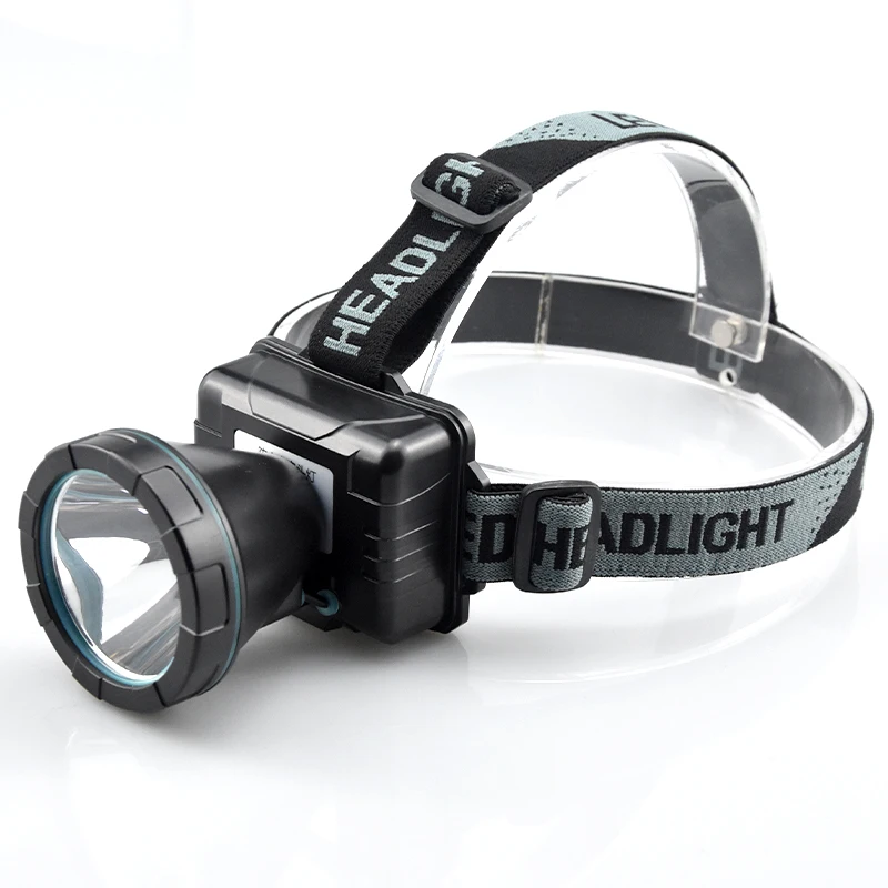 Led Strong Light Spotlight Type-c Port Rechargeable Outdoor Long-range Ultra-bright Head-mounted Night Fishing Cave Mining Lamp