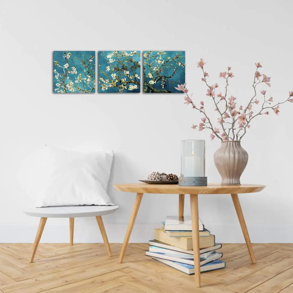 2022 hot Desgin Wall Art Canvas Print Painting for Bedroom Home Decor Vincent of Almond Tree in Blossom Floral Flower Pictures