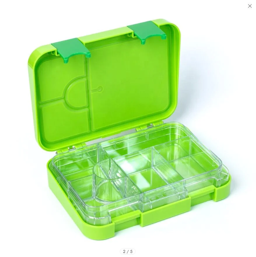 Lunch Box for Adult or Children Compartments Bento Box Microwave  Removable Food Safe Plastic Snack Box