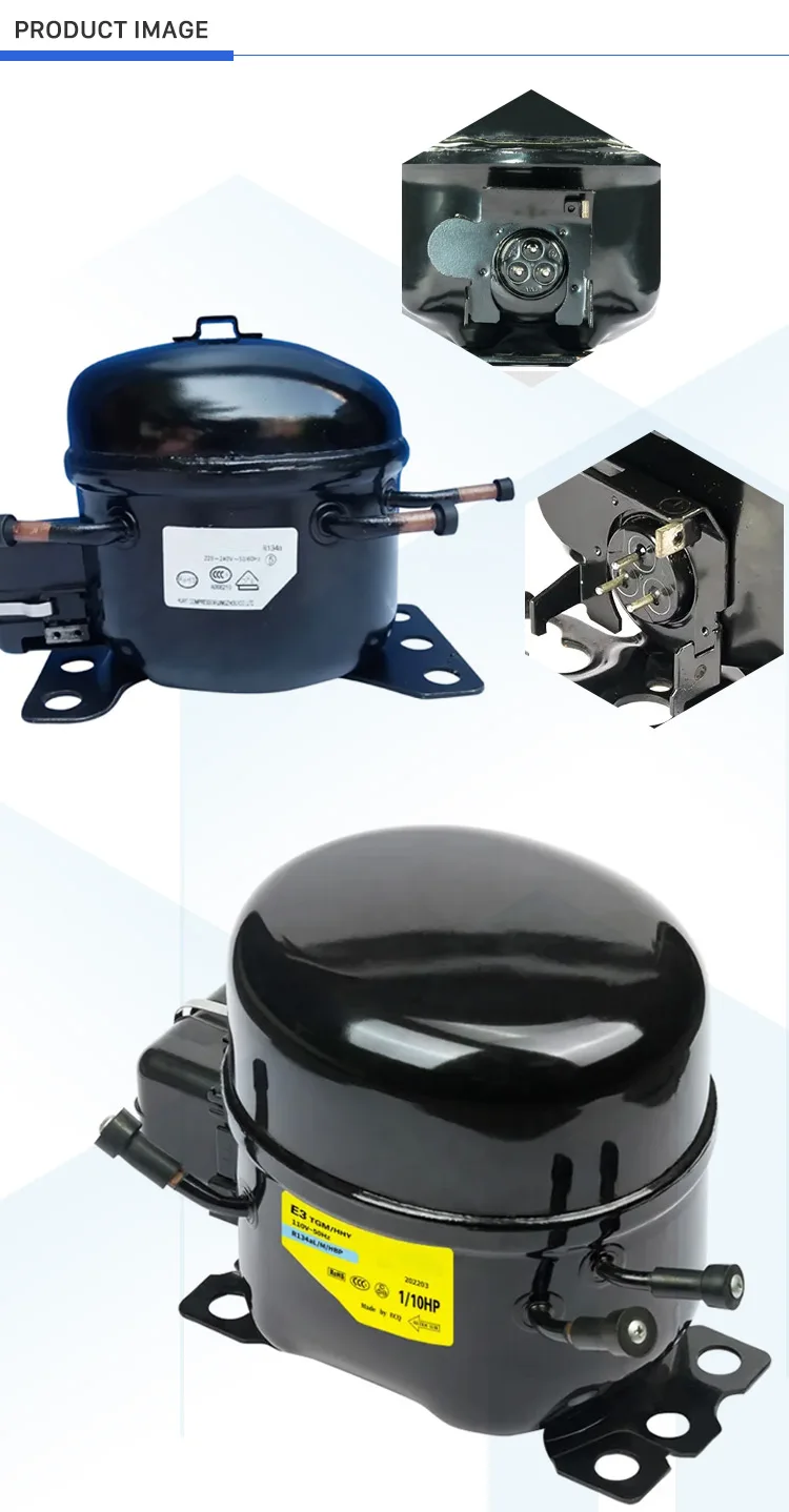 Refrigeration Compressor Brand New R134a Compressor 220v240v 60hz 12v