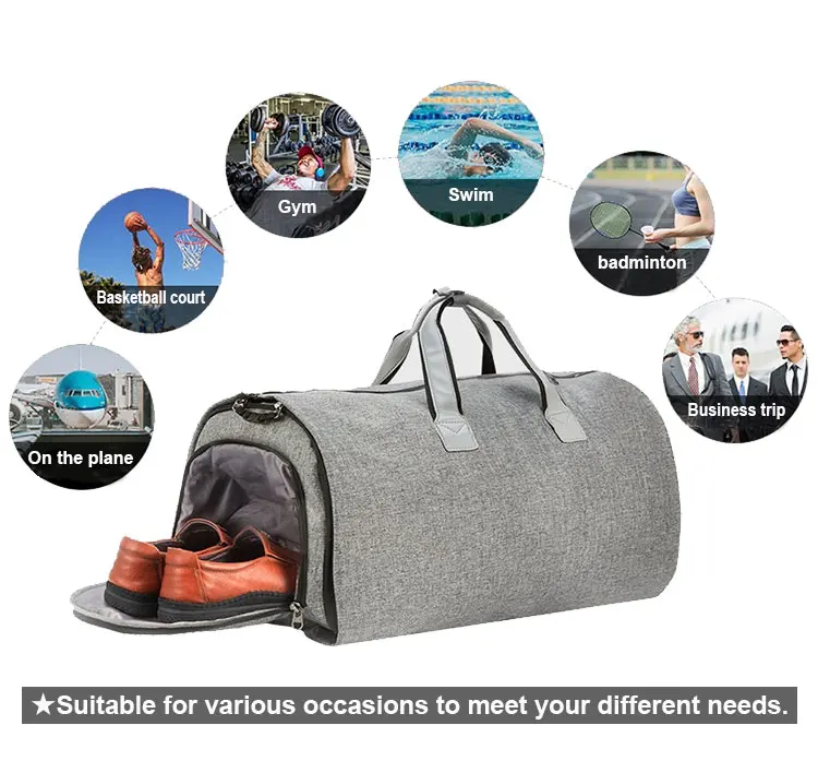 Highquality Unisex Foldable Clothing Bag Waterproof Portable Fitness