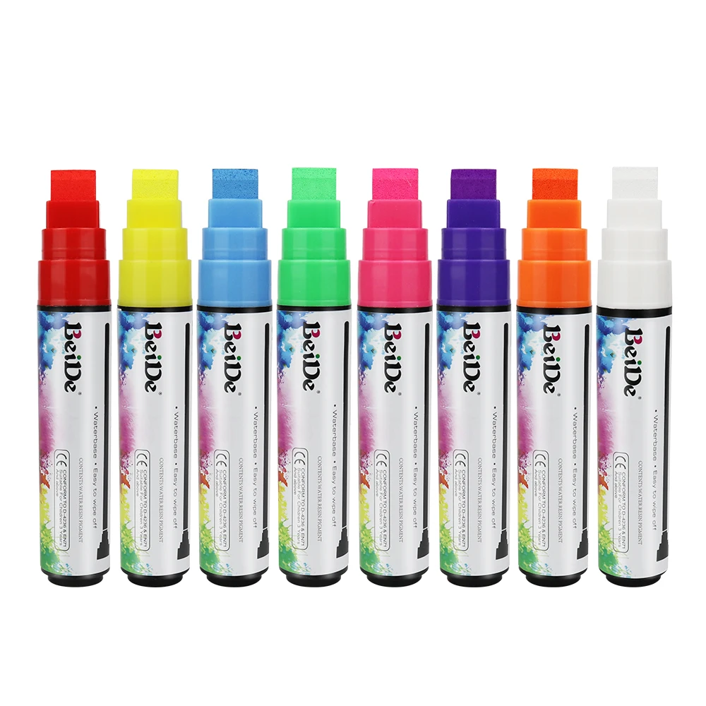 Wholesale 6pcs/set light color and eye protection highlighter marker pen with soft head for DIY making and stationery suppliers