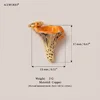 Yellow Spotted Chanterelle Charm
