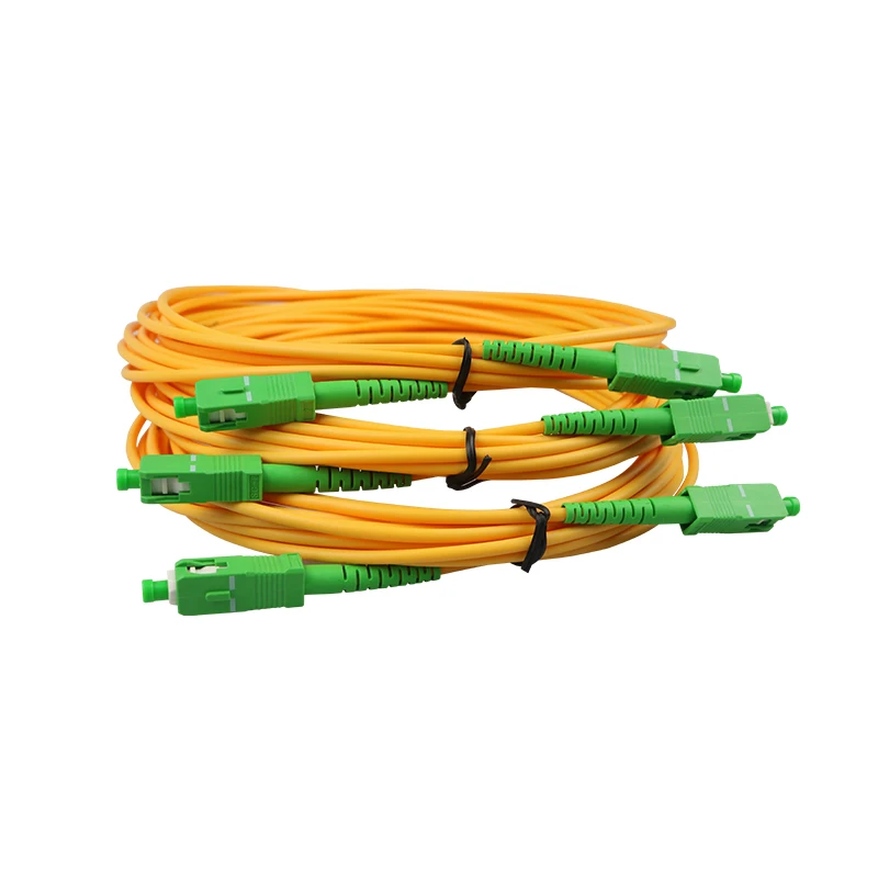 Gpon telecom equipment SC PC APC fiber optical jumper cable patch cord