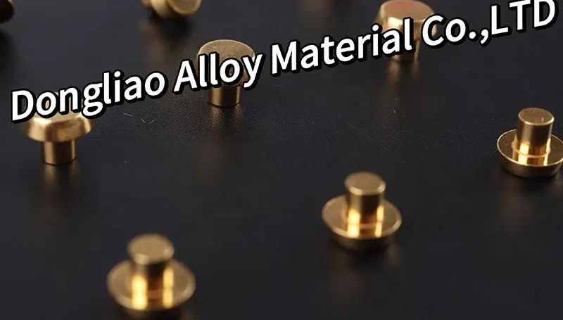 Good Breaking Ability Contact Rivets Bimetal Riveted Contacts Agcdo ...