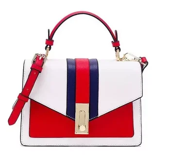 Hot sale new design fashion China wholesale supplier lady shoulder bag leather daily lock handbag