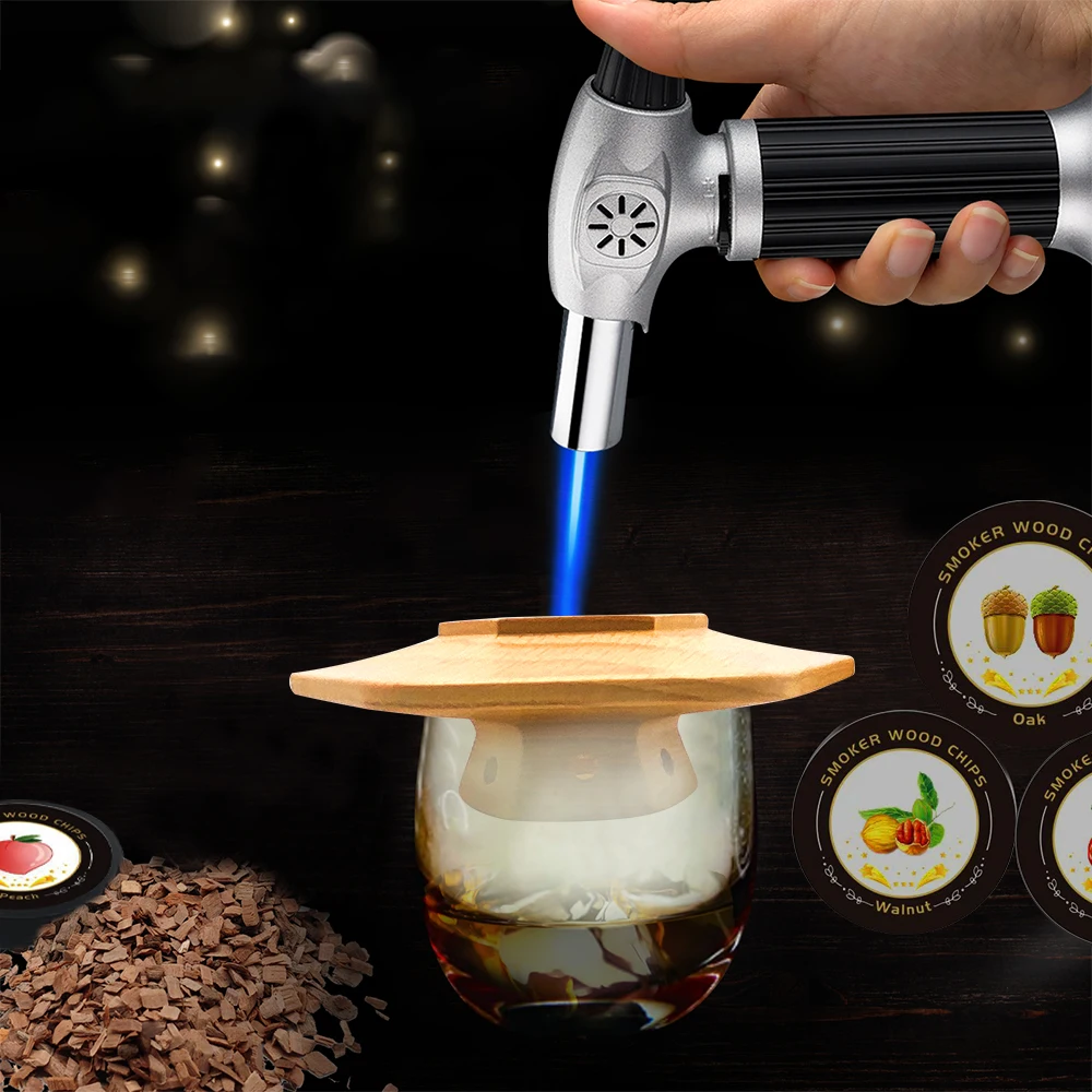 2022 Smoketop Cocktail Smoker Kit Whiskey Smoker Kit Drinking Infuser