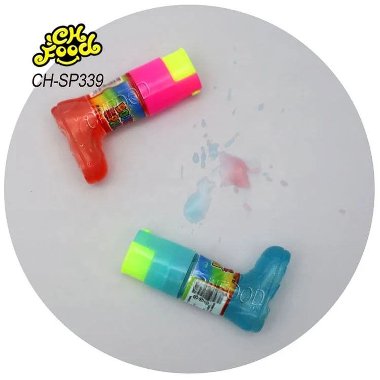 Manufacturer Boot Shape Bottle Liquid Candy Toy Spray Liquid Sour Candy Fruit Flavor Sweets for Kids