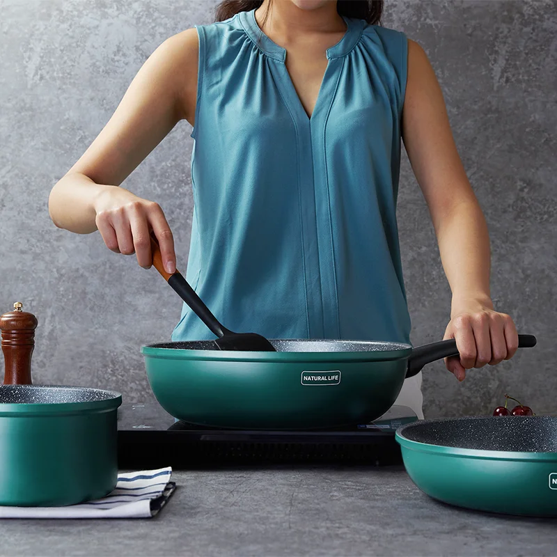 ASD Non Stick Pot Set - Versatile Cookware for Induction