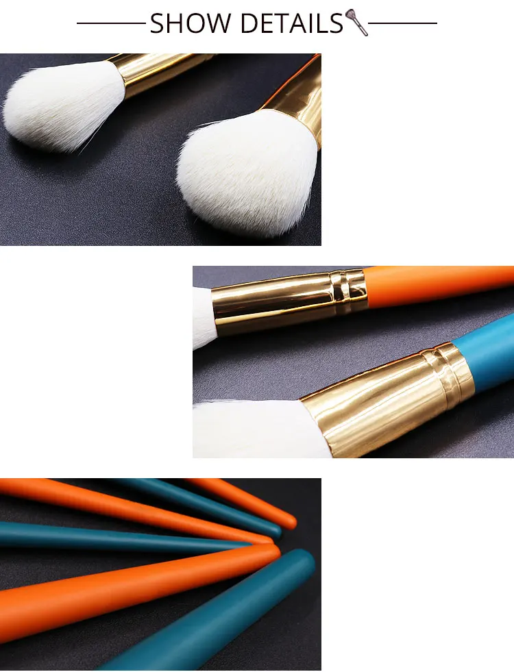 Luxury Premium Blue Orange Color Nose Eye Shadow Makeup Blending