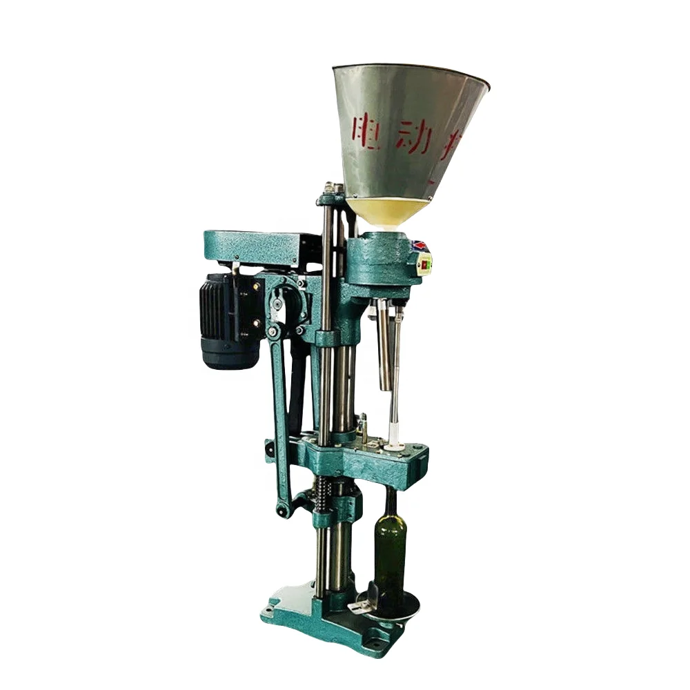 Semi Automatic Capping Machine Champagne Sparkling Wine Bottle Capping Corker Fitting Stopper Corking Machine Bottle Cap Sealer