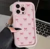 ทรายโกเมน - สีชมพู - โบว์
