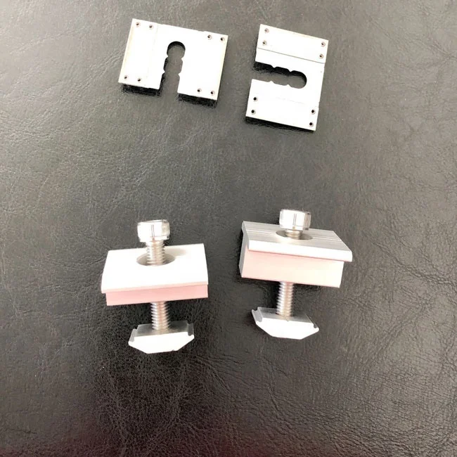 product solar panel grounding clips stainless steel solar grounding clip solar roof panel mount bracket z shape end side clamp-4