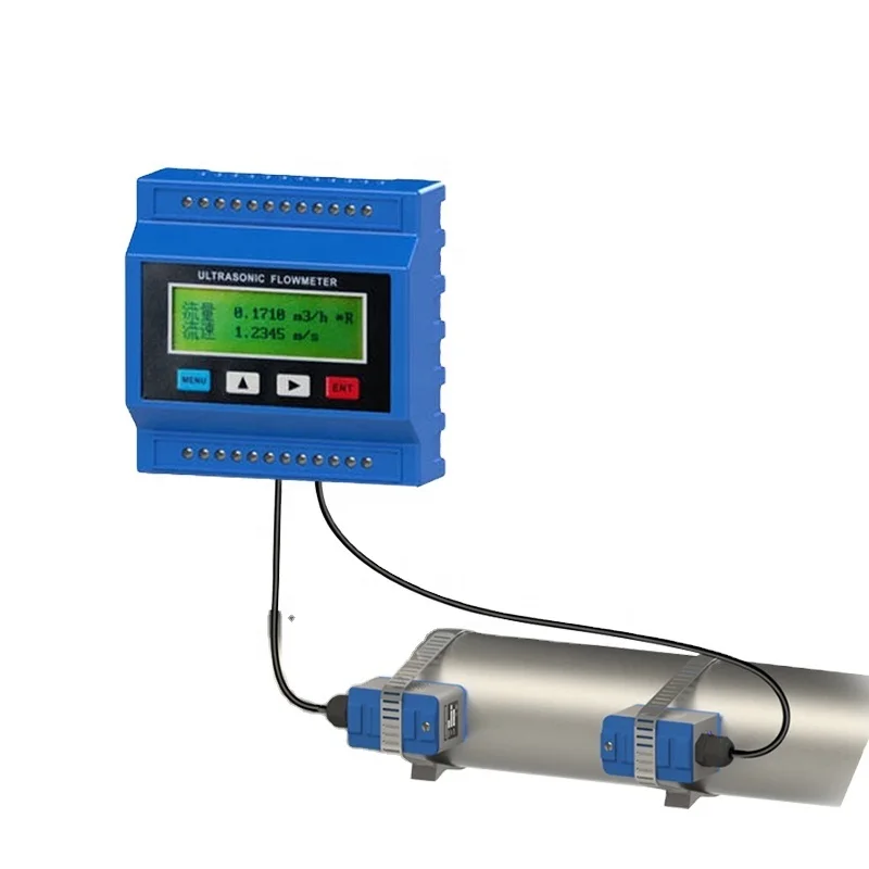 Holykell Clamp on Pipe Line Module Type Ultrasonic Heat Liquid Flow Meter