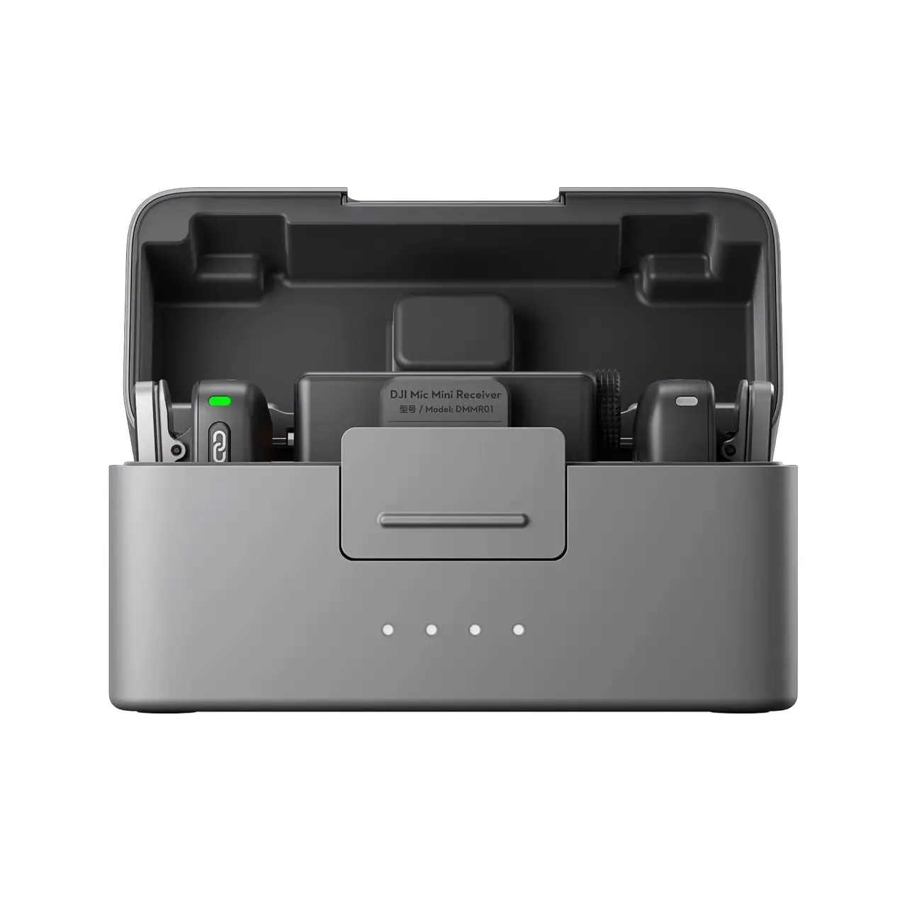 MIC mini Small Ultralight Discreet High-Quality Audio 2 Transmitter 1 Receiver with Charging case for DJI Mic Mini