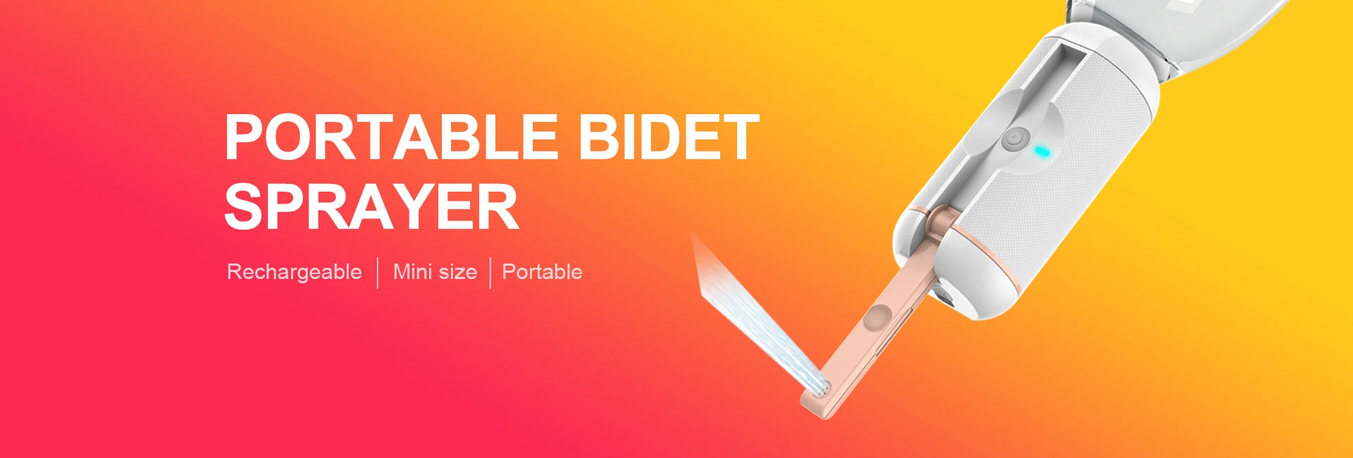 Travel Portable Manual Bidet Sprayer for Postpartum Cleaning, Baby Diaper Changing, and Elder Sanitary Care manufacture
