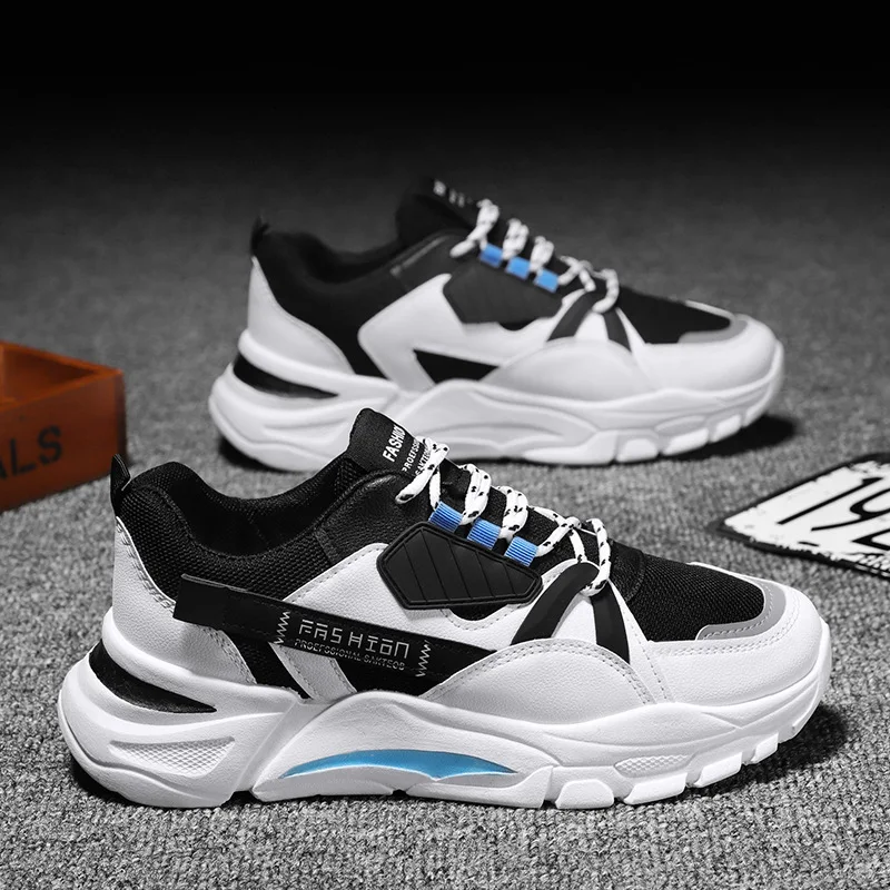 Men's sports shoes, fashionable, casual, breathable, and versatile mesh running shoes