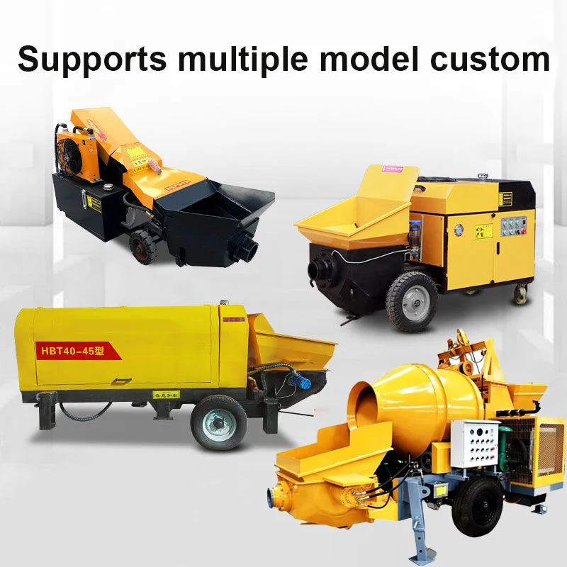 Automatic Concrete Pump Price in Pakistan Factory Sales Mini Concrete Pump Portable Factory Supply Concrete Pump Germany