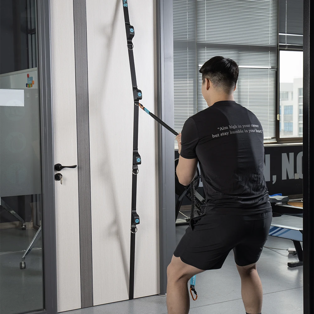 Sangle Ancrage Porte Pour Bandes De Résistance - 5 Points D'attache Pour Fitness Maison