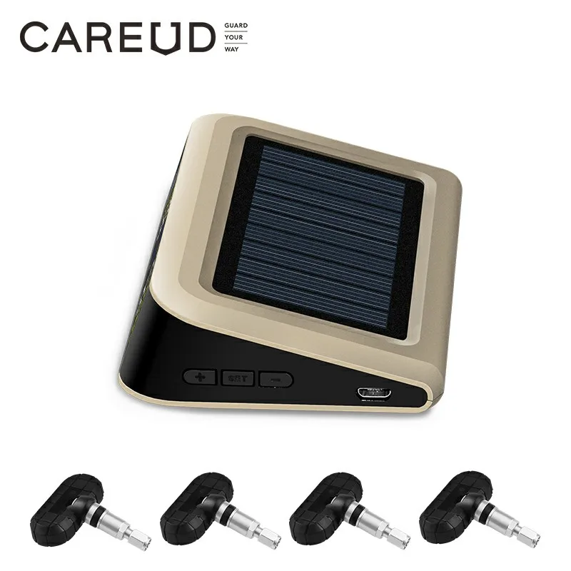 Tire Pressure Sensor TPMS Car Solar Monitor TMPS Control Tyre Pressure Monitoring System External Internal Sensors