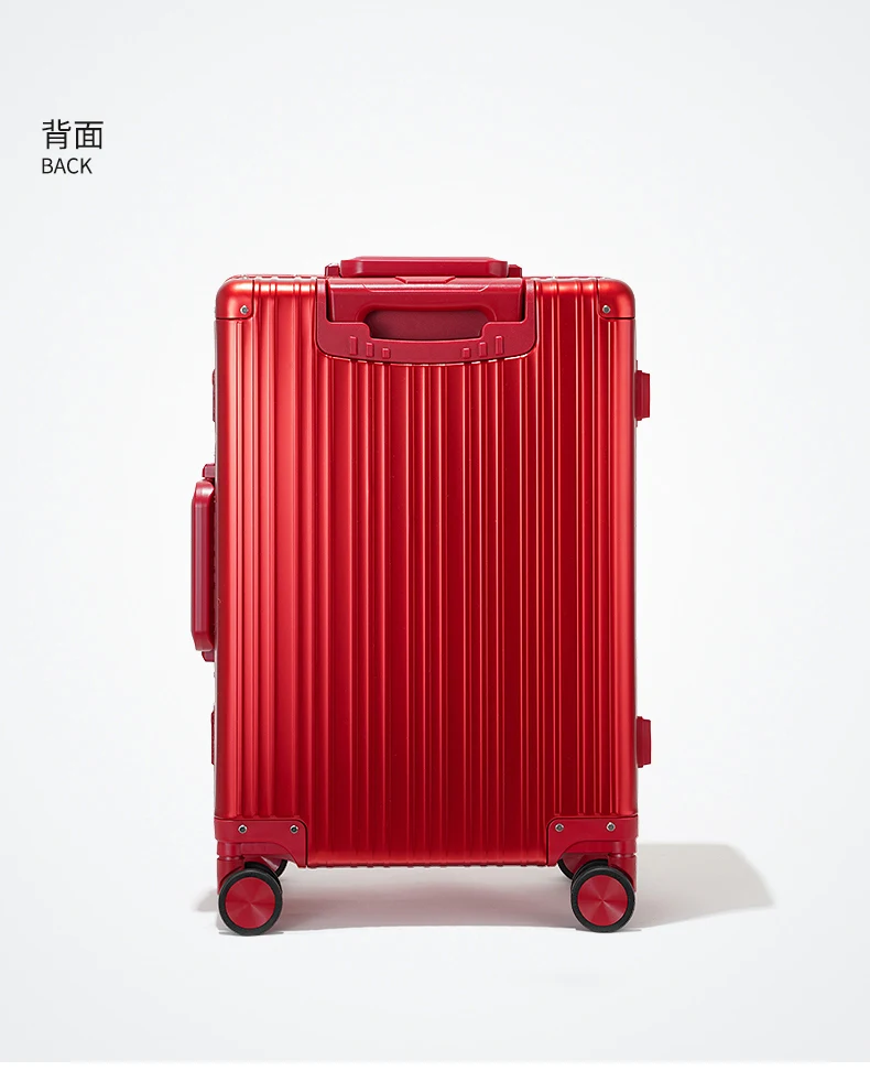 Wholesale aluminum luggage with full aluminum shell  20"24inch Travel Suitcases Luggage Case With BOM/One-stop Service