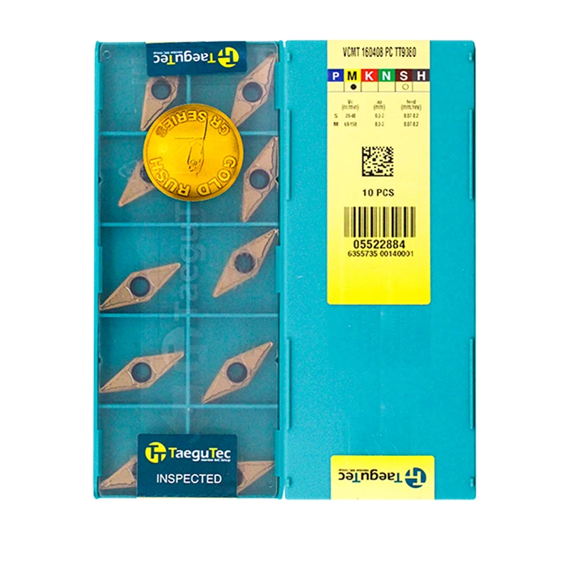 Vcmt160408-pc Tt9080 100% Original Inserts Cnc Cutting Tools Tungsten ...