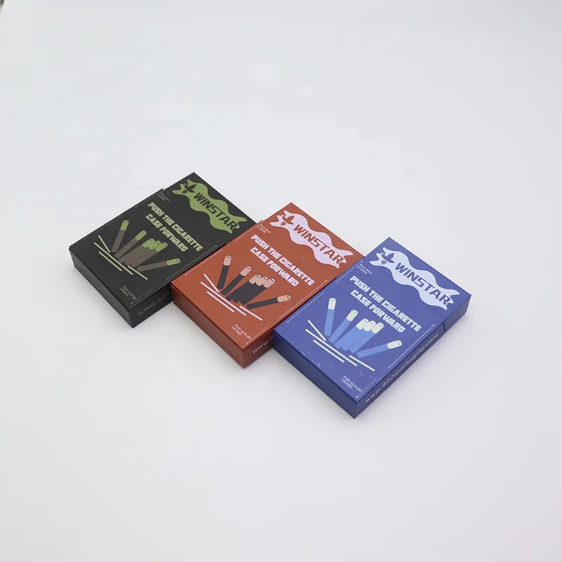 New Style Custom Prerolled Cones Cardboard Boxes Flip Top Cigarette Pack Pre Roll Packaging