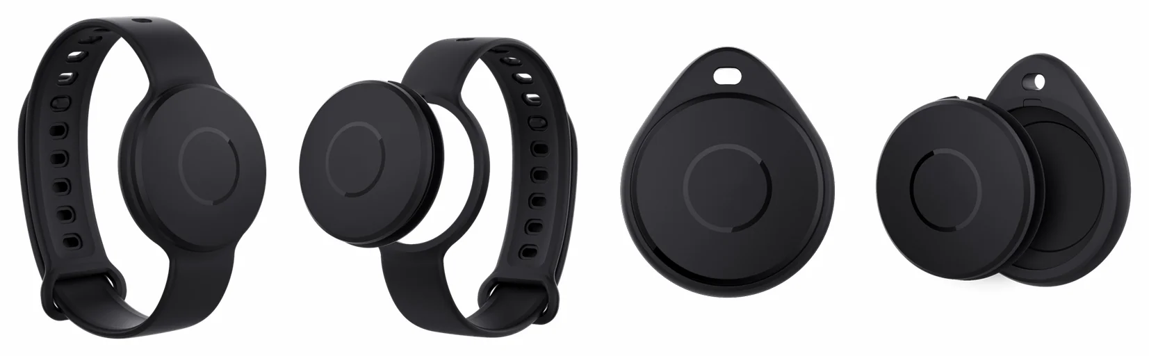 Customized Manufacturer Programmable Bluetooth Beacon Silicon BLE Tag Wristband Employee Access Control
