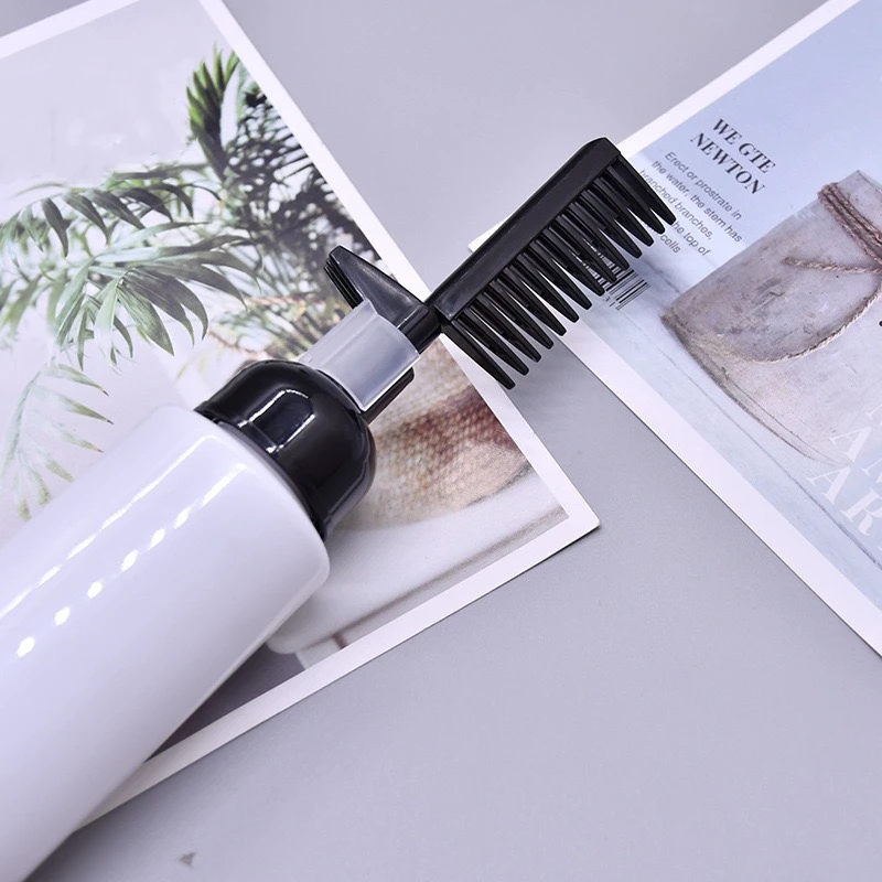 Factory Direct Sales 80ml 100ml 150ml PET Plastic Hair Color Comb Empty Dye Bottle Brush Applicator Plastic Bottles Category