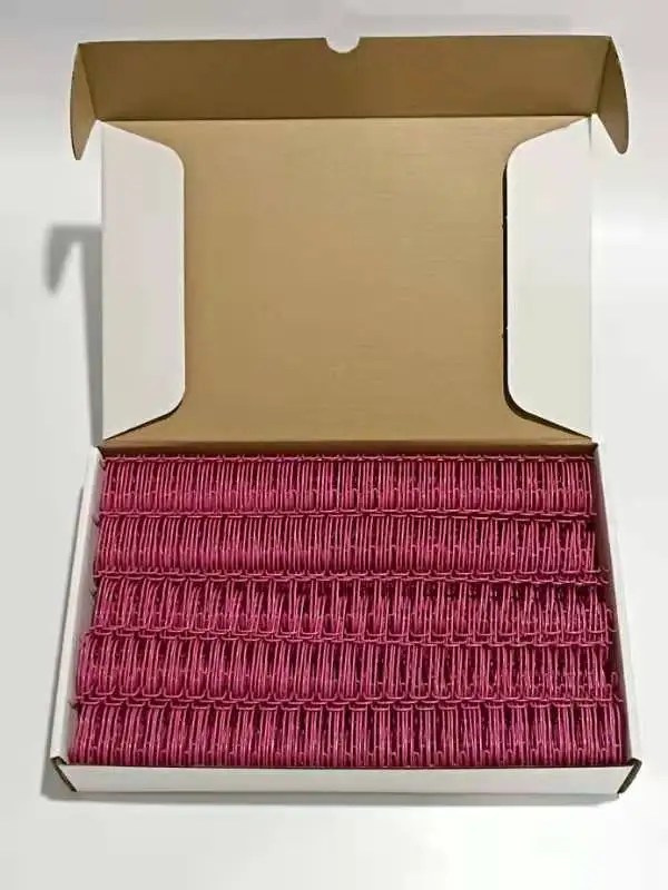 Бумажная пилка A3 A4 A5 5/8 дюйма 15 9 мм каландрическая проволока двойная петля спиральное Переплетное кольцо