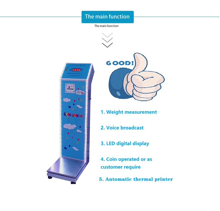 Shopping Mall Pharmacy Gym Scale for Body Weight Measuring - China Airport  Coin Luggage Scale, Coin Operated Luggage Scale