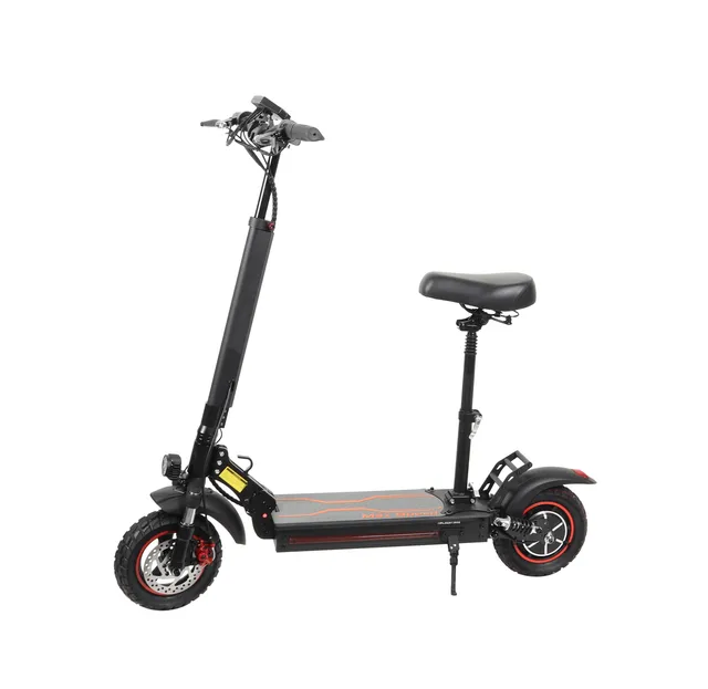 Jili  MAX speed  13AH Electric Scooter With Seat  10 inch fat tire 2 Wheels E-scooter