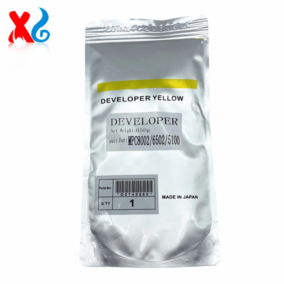 Developer Iron Powder Compatible for Ricoh MPC 6502 8002 8003 8000 8100 8200 9000 MP C6502 C8000Developer