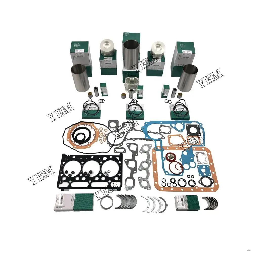 Taiwan Factory Wholesale High Quality D1703 Engine Repair Kit With Cylinder Bearings Piston Rings Liner Gaskets for Kubota