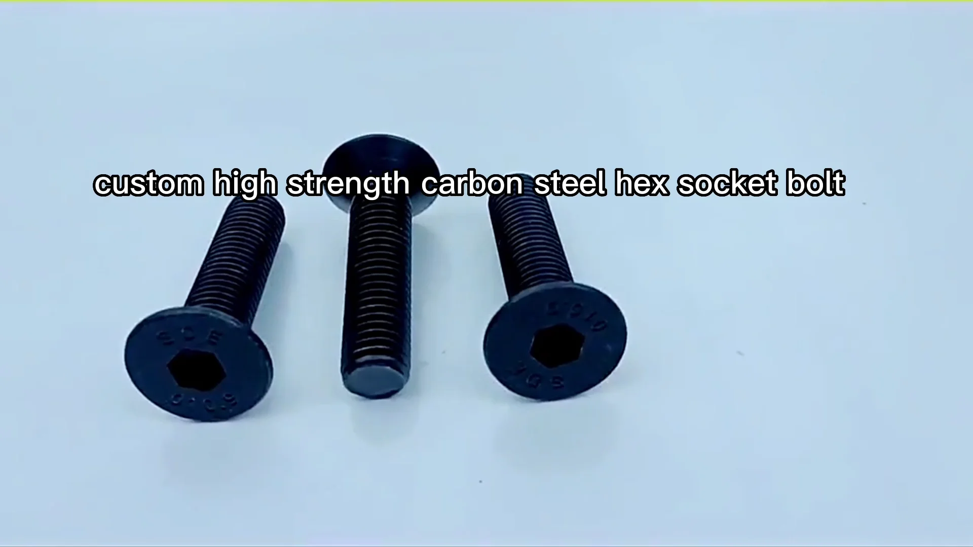 Black Alloy Steel Countersunk Flat Head Hex Socket Screws - M4 M5 M6, Grade 10.9 7 thumbnail image