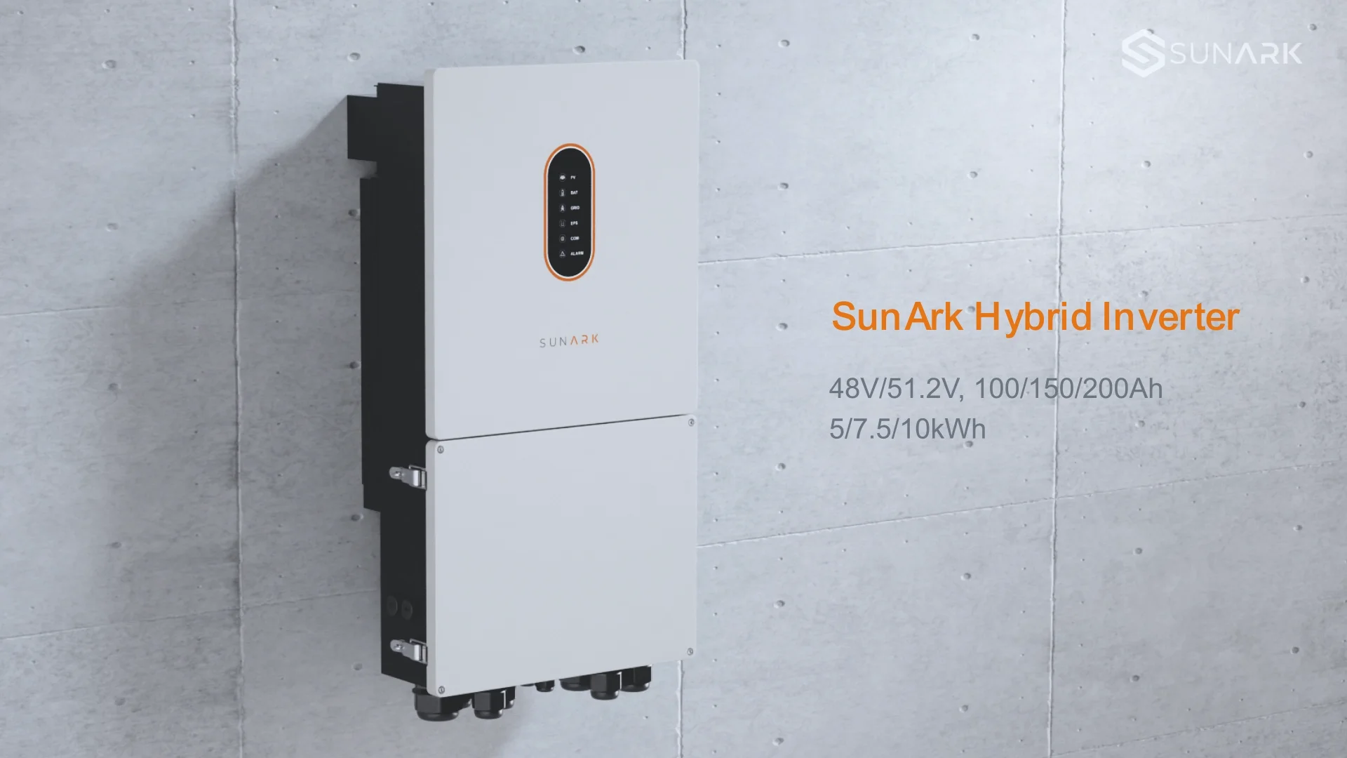 Sunark 10kw 3 Phase Split Phase 120v 10kw Wind Turbine Hybrid Inverter