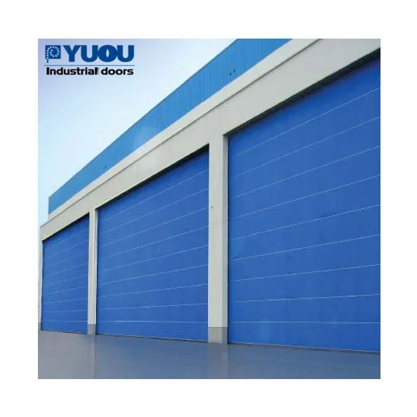 Airport Shipyard Stacking PVC Fabric Mega Vertical Bifold Hangar Doors