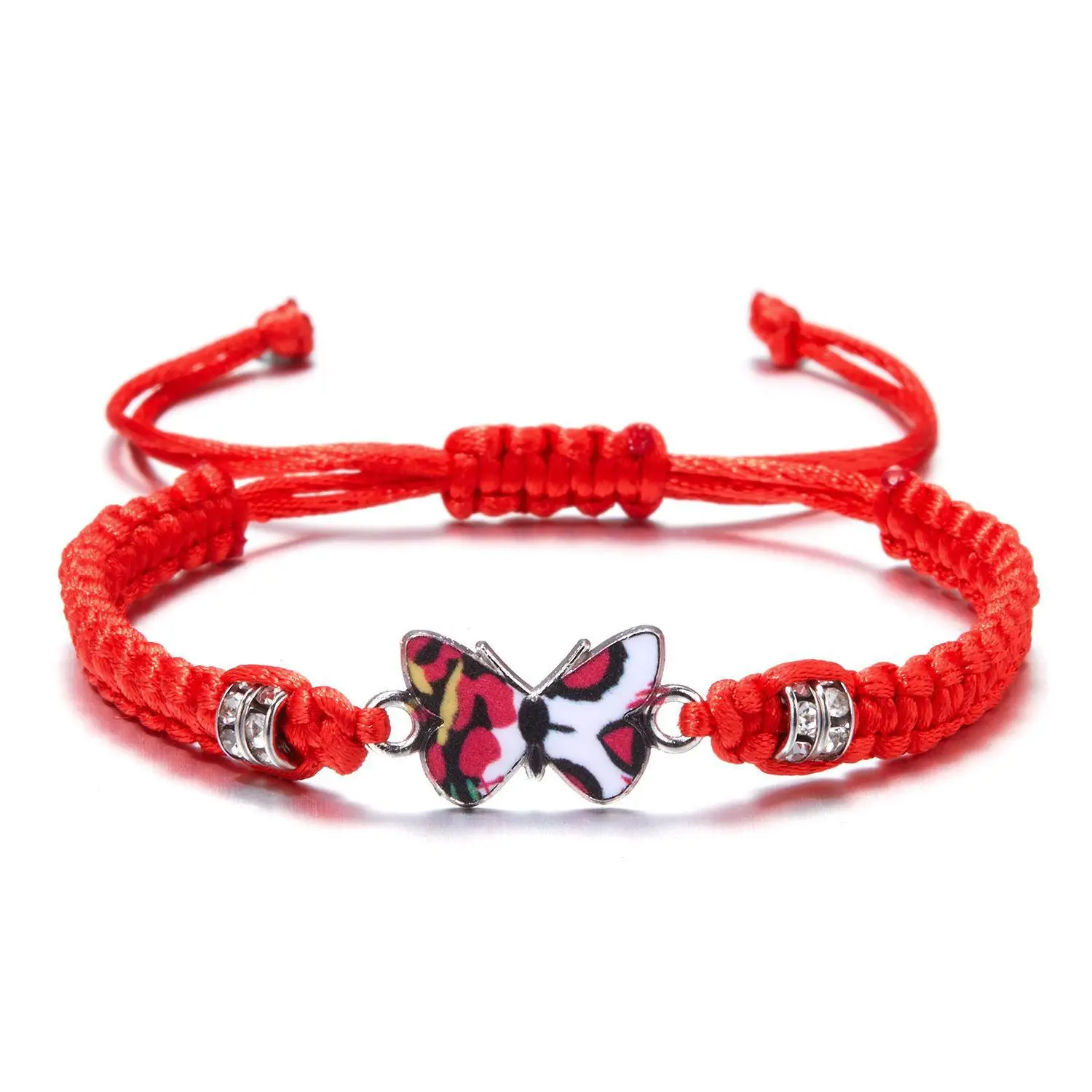 Braccialetti Regolabili Per Coppie E Amici – Cordino Nylon Con Nodo Cinese, Set Da 2 In Bianco E Nero - copertina