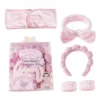 Conjunto rosa de cinco piezas