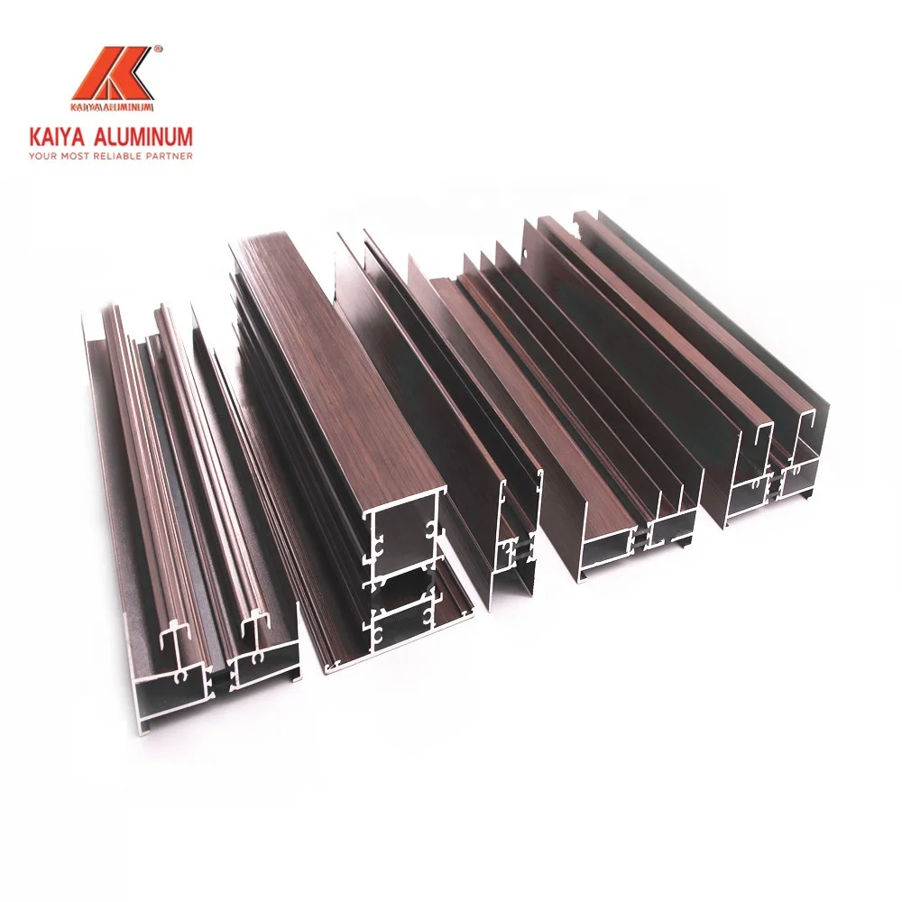 View of Thermal Break Aluminum Doors And Window Profile Extruded Exterior ...