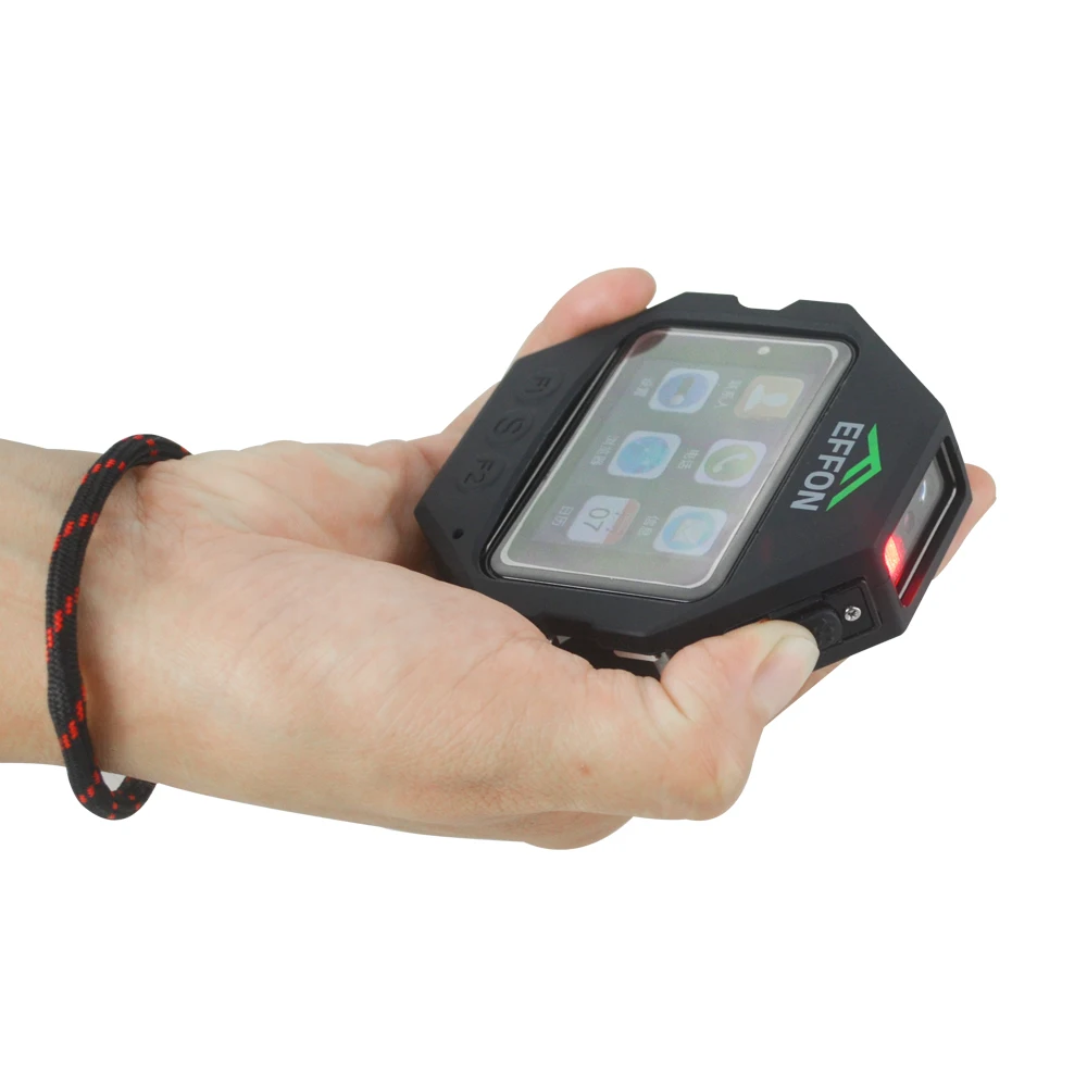 Finger Triggered Barcode Scanner Smart Watch Android Industrial Wearable PDA Convenient Smart Watches for Warehouse Logistics