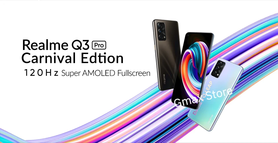 realme Q3 Pro Carnival Edition 5G Mobile Phone 8GB128GB 6.43