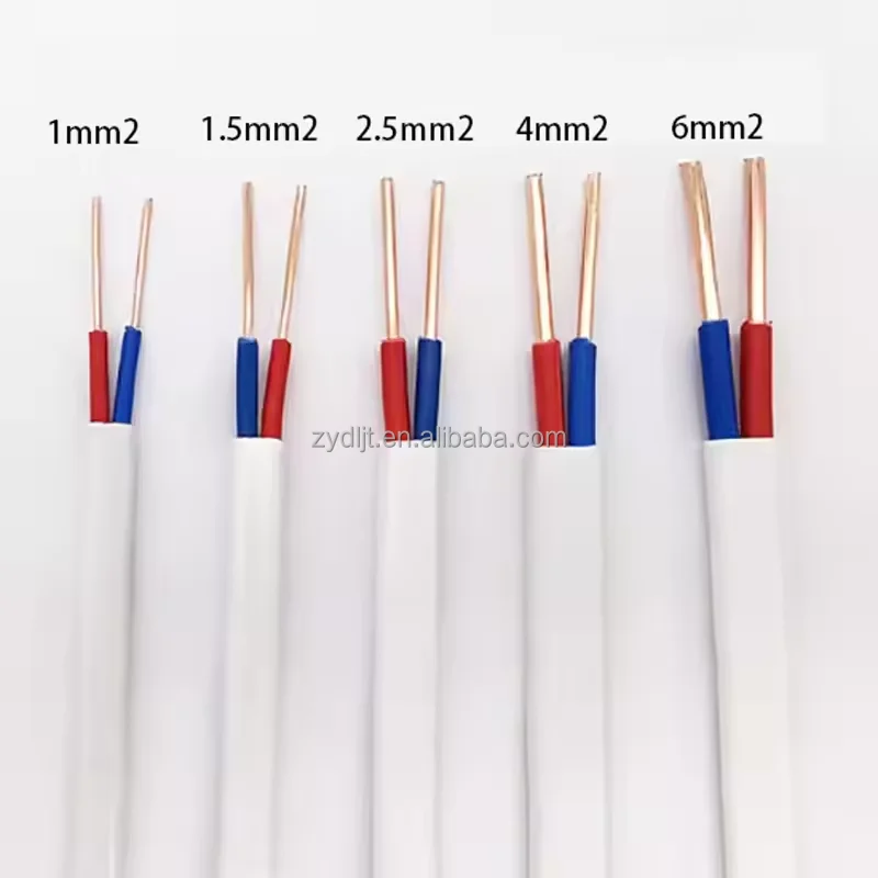 BVVB 2-core copper core PVC insulated PVC sheathed flat cable Factory direct sales supply hot selling