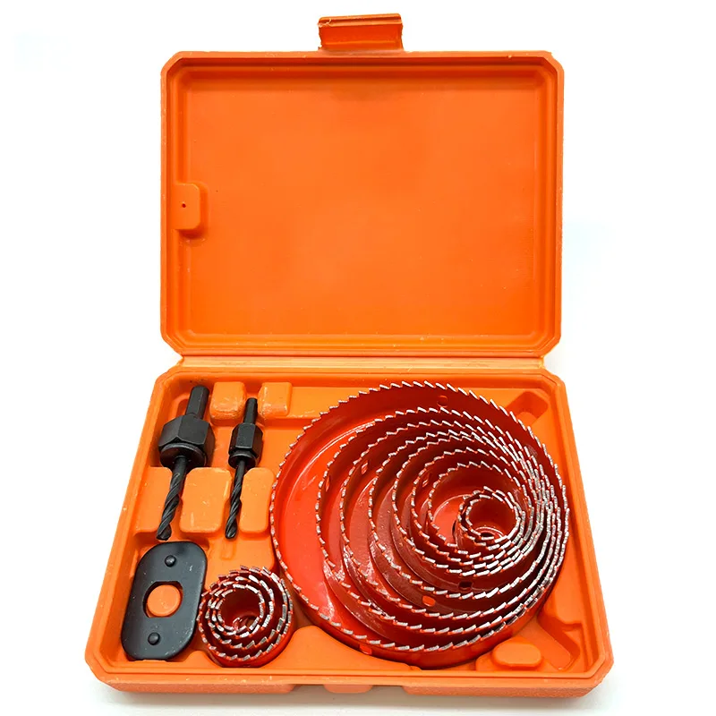 M42 Bi-Metal Hole Saw Drill Bits Kit For Wood Board 