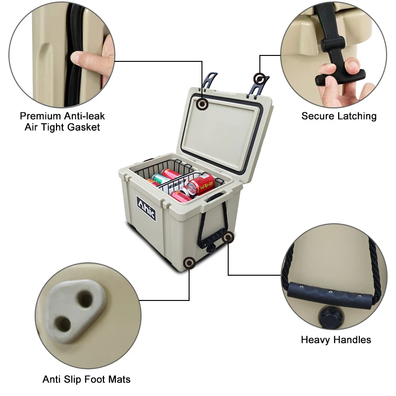 Outdoor Ice Box BH25 Camping Cooler Keeps Ice Days