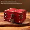 6814A-01GK10 - Distressed Red - Vintage Three-Dimensional Lock