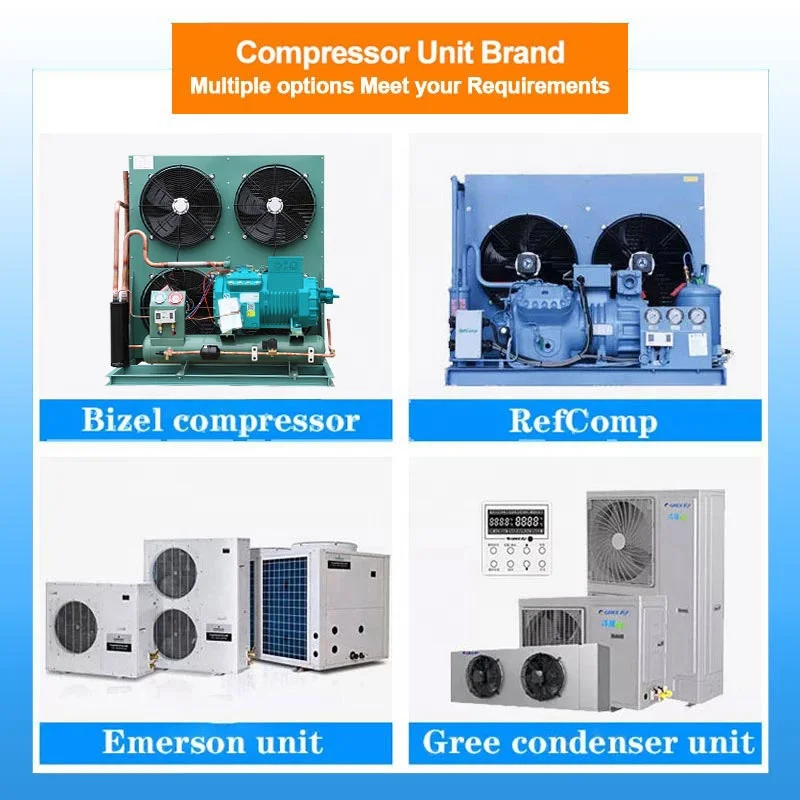 10Hp Condensing Unit  Semi Hermetic Compressor Air Cooled Chiller Condensing Units